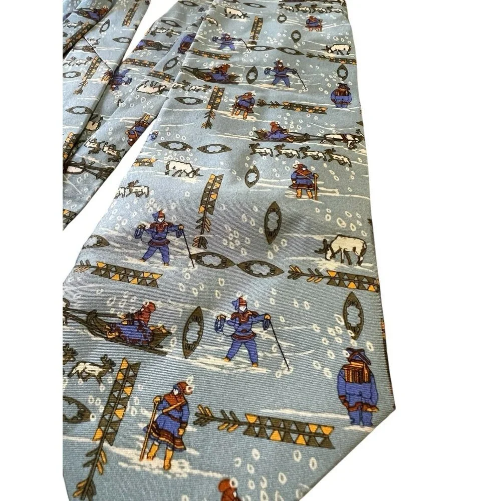 MARJA KURKI Silk Finland Expo 1998 Lisbon Neck‎ Tie